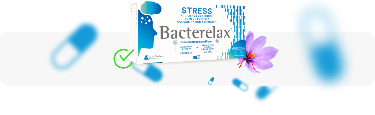 Packshot du compl&eacute;ment alimentaire Bacterelax&reg;